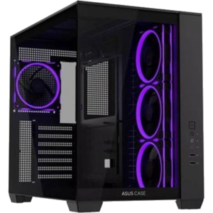 CABINET ATX MIDI TOWER ASUS A32 PLUS TG ARGB BLACK ATX 2X3,5" O 3X2,5"-BAY 7XSLOT-ESP. NO-ALIM. 285X410X435MM F90DC00S0-B19000