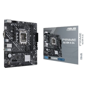 MB ASUS PRIME H610M-K D4 H610 LGA1700 2XDDR4DC-3200HDMI D-SUB 1XPCIE4.0X16 4XSATA3 M2 GBLAN USB3.2 MATX90MB1A10-M FINO:31/03