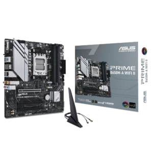 MB ASUS PRIME B650M-A WIFI II B650 AM5 4XDDR5DC-6400(OC) DP HDMI D-SUB 1XPCIE4.0X16 4XSATA3 M.2 WIFI USB3.2 MATX 90MB FINO:31/03