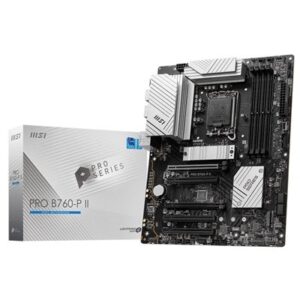 MB MSI PRO B760-P II DDR5 LGA1700 4XDDR5-5333O.C. 1XHDMI 1XDP 2XPCIE4.0 X16 2XM.2 4XSATA3R GBLAN USB3.2 ATX