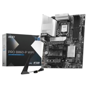 MB MSI PRO B860-P WIFI LGA1851 4XDDR5DC-8600O.C. 1XHDMI 1XDP THUNDERBOLT 1XPCIE5.0X16 3XM.2 4XSATA3R USB3.2 GBLAN WIFI-7 BT ATX