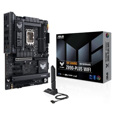 MB ASUS TUF GAMING Z890-PLUS WIFI Z890 LGA1851 4XDDR5DC-8600O.C 1XPCIE5.0X16 DP HDMI 4XSATA3R 4XM.2 WI-FI BT ATX 90MB FINO:31/03