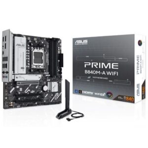 MB ASUS PRIME B840M-A WIFI B840 AM5 4XDDR5DC-7600(OC) HDMI 1XPCIE4.0X16 4XSATA3 3XM.2 WIFI-6E BT USB MATX 90MB1J20-M0EAY0