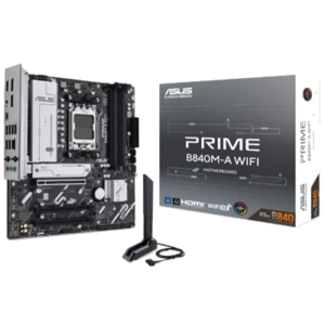 MB ASUS PRIME B840M-A WIFI B840 AM5 4XDDR5DC-7600(OC) HDMI 1XPCIE4.0X16 4XSATA3 3XM.2 WIFI-6E BT USB MATX 90MB1J20-M0EAY0