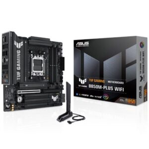 MB ASUS TUF GAMING B850M-PLUS WIFI B850 AM5 4XDDR5DC-8000(OC) HDMI 1XPCIE5.0X16 4XSATA3 3XM.2 WIFI BT USB MATX 90MB1IY0-M0EAY0