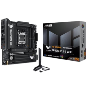 MB ASUS TUF GAMING B850M-PLUS WIFI B850 AM5 4XDDR5DC-8000(OC) HDMI 1XPCIE5.0X16 4XSATA3 3XM.2 WIFI BT USB MATX 90MB1IY0-M0EAY0
