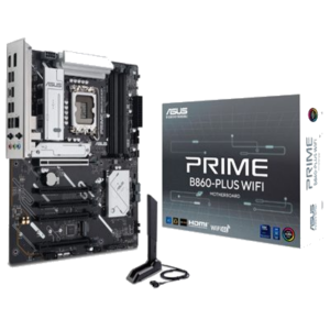MB ASUS PRIME B860-PLUS WIFI B860 LGA1851 4XDDR5DC-8200(OC) HDMI DP 1XPCIE5.0X16 4XSATA3 2XM.2 WIFI BT USB ATX 90MB1K FINO:31/03
