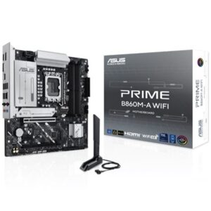 MB ASUS PRIME B860M-A WIFI B860 LGA1851 4XDDR5DC-8400(OC) HDMI DP 1XPCIE5.0X16 4XSATA3 2XM.2 WIFI BT USB ATX 90MB1JY0 FINO:31/03