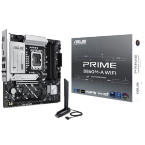 MB ASUS PRIME B860M-A WIFI B860 LGA1851 4XDDR5DC-8400(OC) HDMI DP 1XPCIE5.0X16 4XSATA3 2XM.2 WIFI BT USB ATX 90MB1JY0 FINO:31/03