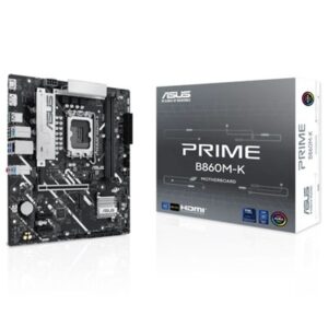 MB ASUS PRIME B860M-K B860 LGA1851 2XDDR5DC-8800(OC) HDMI DP 1XPCIE4.0X16 4XSATA3 2XM.2 USB MATX 90MB1JT0-M0EAY0 FINO:31/03