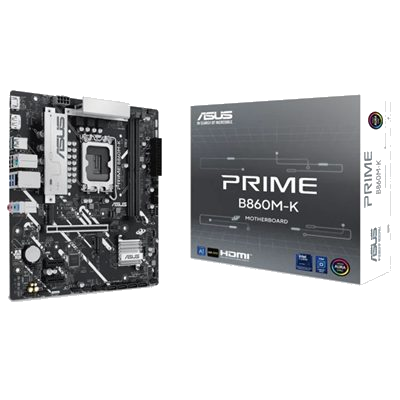 MB ASUS PRIME B860M-K B860 LGA1851 2XDDR5DC-8800(OC) HDMI DP 1XPCIE4.0X16 4XSATA3 2XM.2 USB MATX 90MB1JT0-M0EAY0 FINO:31/03