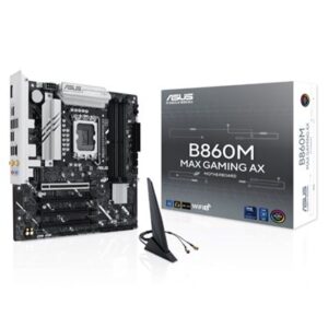 MB ASUS B860M MAX GAMING AX B860 LGA1851 4XDDR5DC-8666(OC) DP 1XPCIE5.0X16 4XSATA3 3XM.2 WIFI6 BT MATX 90MB1JZ0-M0EAY FINO:31/03
