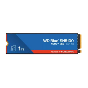 SSD-SOLID STATE DISK M.2(2280) NVME 1000GB(1TB) PCIE4.0X4 WD BLUE SN5100 WDS100T5B0E-00CPE0 READ:7100MB/S WRITE:6700MB/S