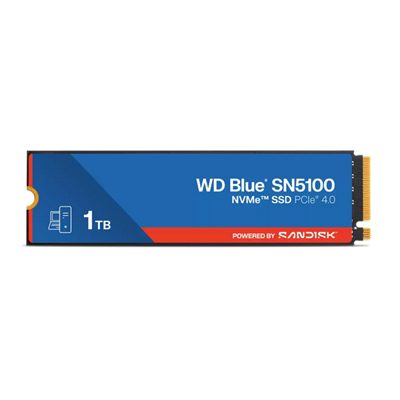 SSD-SOLID STATE DISK M.2(2280) NVME 1000GB(1TB) PCIE4.0X4 WD BLUE SN5100 WDS100T5B0E-00CPE0 READ:7100MB/S WRITE:6700MB/S