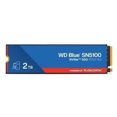 SSD-SOLID STATE DISK M.2(2280) NVME 2000GB(2TB) PCIE4.0X4 WD BLUE SN5100 WDS200T5B0E READ:7100MB/S WRITE:6700MB/S