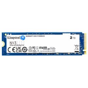 SSD-SOLID STATE DISK M.2(2280) NVME 2000GB (2TB) PCIE4.0X4 KINGSTON SNV3S/2000G READ:6000MB/S-WRITE:5000MB/S