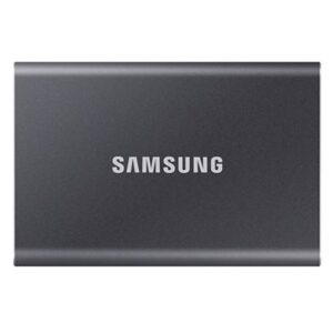 SSD ESTERNO 1000GB (1TB) USB-C SAMSUNG T7 MU-PC1T0T/WW GRAY READ:1050MB/S WRITE:1000MB/S (85X57X8MM)