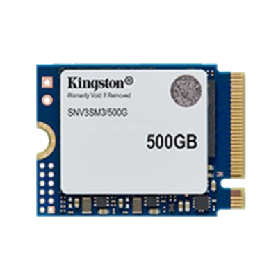 SSD-SOLID STATE DISK M.2(2230) NVME500GB PCIE4.0X4 KINGSTON SNV3SM3/500G READ:5000MB/S-WRITE:3000MB/S FINO:31/03
