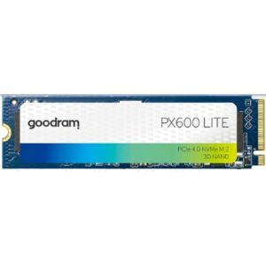SSD-SOLID STATE DISK M.2(2280) NVME 1024GB(1TB) PCIE4.0X4 GOODRAM PX600LITE SSDPR-PX600L-01T-80 READ:3600MB/S WRITE:2700MB/S
