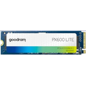 SSD-SOLID STATE DISK M.2(2280) NVME 1024GB(1TB) PCIE4.0X4 GOODRAM PX600LITE SSDPR-PX600L-01T-80 READ:3600MB/S WRITE:2700MB/S