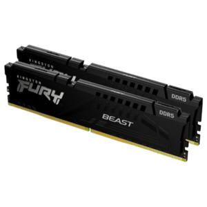 DDR5 32GB(2X16GB) 6000MT/S KF560C30BBEK2-32 KINGSTON FURY BEAST BLACK EXPO CL30