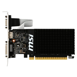 SVGA MSI GEFORCE GT 710 2GD3H LP NVIDIA PCIE2.0 2GDDR3 64BIT 954MHZ 1XHDMI 1XDVI-D D-SUB 1SLOT 2XLP BRACKET
