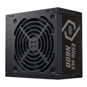 ALIMENTATORE ATX 600W COOLER MASTER ELITE NEX MPW-6001-ACBN-BEU PFC ATTIVO EFFICIENZA +75% 240VAC FAN120MM 140X150X86 FINO:27/03
