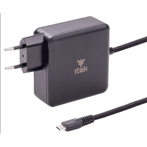 ALIMENTATORE A MURO ITEK ITNBACWB100 PERNOTEBOOK E DISPOSITIVI USB-C, PD - 100W, TECNOLOGIA GAN