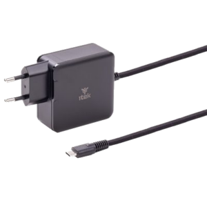 ALIMENTATORE UNIVERSALE ITEK ITNBACWB065 A MURO PER NOTEBOOKE DISPOSITIVI USB-C, PD - 65W,TECNOLOGIA GAN