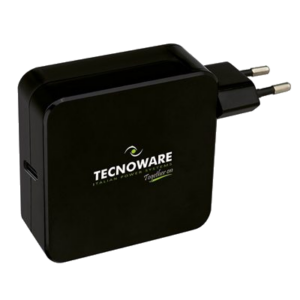 ALIMENTATORE USB-C DA CASA 1P TECNOWARE FAU17704 NERO 65W