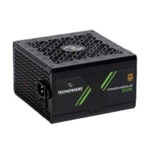 ALIMENTATORE ATX 850 W TECNOWARE TYPHOON 80+GOLD MODULARE FAL851TPM FAN12CM SUPER SILENT PFC ATTIVO