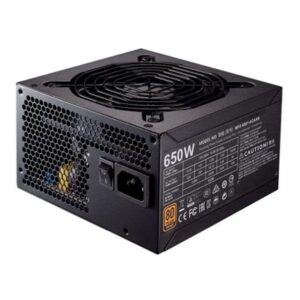 ALIMENTATORE ATX 650W COOLER MASTER MWE650 V3 BRONZE MPE-6501-ACABW-3BEU 650WATT FAN120MM NON MODULARE FINO:27/03