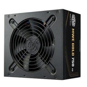 ALIMENTATORE ATX 750W COOLERMASTER MWE GOLD V3 MPE-7506-ACAG-BEU PFC-ATTIVO 80+ 240VAC NON MODULARE FAN120MM 140X150X FINO:27/03