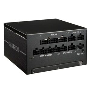 ALIMENTATORE ATX 1200W COOLER MASTER ELITE GOLD 1200 MPW-C001-AFAG-BEU 1200WATT 80+ GOLD ACTIVE PFC FAN135MM MODULARE