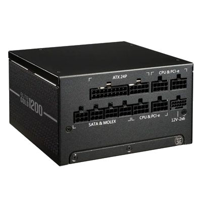 ALIMENTATORE ATX 1200W COOLER MASTER ELITE GOLD 1200 MPW-C001-AFAG-BEU 1200WATT 80+ GOLD ACTIVE PFC FAN135MM MODULARE