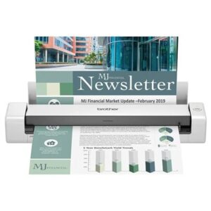 SCANNER BROTHER DS-740D PORTATILE A4 600X600DPI F/R DUAL CIS 15PPM AUTOALIMENTATO TRAMITE USB FINO:31/03