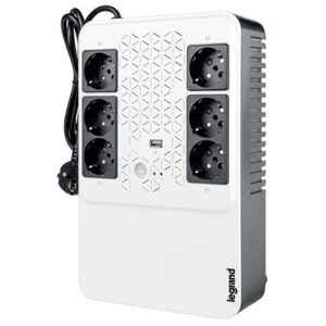 UPS LEGRAND LG-310082 KEOR MULTIPLUG GR 800VA/480W LINE INTERACTIVE 8XSCHUKO USB FINO:31/03