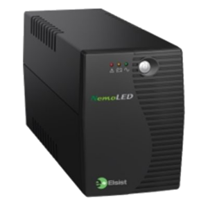 UPS ELSISTNEMOLED80 -800VA/360W LED 2SCHUKO - NO USB FINO:31/03