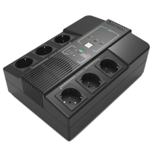 UPS ELSIST MULTISTATION 1000 A MULTIPRESA UPS 1000VA/600W + 6PRESE SCHUKO + USB FINO:31/03