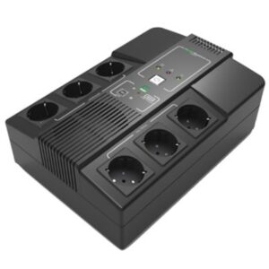 UPS ELSIST MULTISTATION 800 A MULTIPRESA UPS 800VA/480W + 6PRESE SCHUKO + USB FINO:31/03