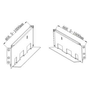 UPS ELSIST - ACCESSORIO KIT 2 STAFFE DI SUPPORTO UPS RACK EL-RAILKIT FINO:31/03