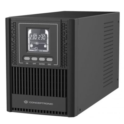 UPS CONCEPTRONIC ZEUS52E1K 1000VA/900W TOWER -HID USB COMMUNICATION-EPO- CAPACITÀ DELLA BATTERIA 24V - 12V/9AH 4P IEC FINO:31/03