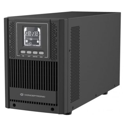 UPS CONCEPTRONIC ZEUS52E2K 2000VA/1800W TOWER -HID USB COMMUNICATION-EPO- CAPACITÀ DELLA BATTERIA 48V - 12V/9AH 6P IEC