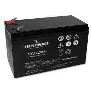 BATTERIA X UPS/ANTIFURTI/ETC. 12V7.2AH TECNOWARE - EACPE12V7A2TWP - CM. 151X65X94+5 (LXPXH) ERMETICA AL PIOMBO FINO:31/03