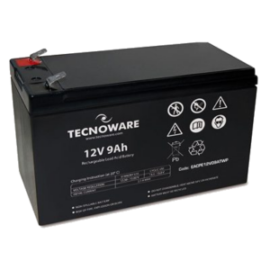 BATTERIA X UPS/ANTIFURTI/ETC. 12V9.0AH TECNOWARE - EACPE12V09ATWP - CM. 151X65X94+5 (LXPXH) ERMETICA AL PIOMBO