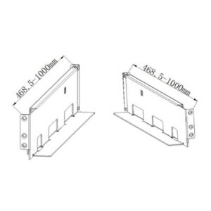 STAFFE A SCORRIMENTO X BATTERY BANK HIKVISION R SERIES UPS RACK SLIDE 4-POST (314001588)