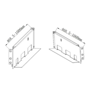 STAFFE A SCORRIMENTO X BATTERY BANK HIKVISION R SERIES UPS RACK SLIDE 4-POST (314001588)
