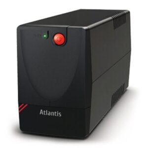 UPS ATLANTIS A03-X1500 1000VA/500W LINEINTERACTIVE UPS AVR (3 STEP) - BATT.12V 4,5AH-2 PRESE SCHUKO.-GAR. 2 ANNI