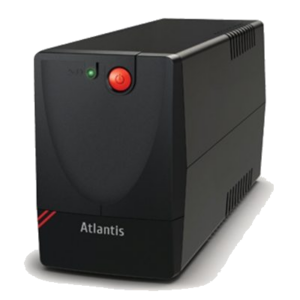 UPS ATLANTIS A03-X1500 1000VA/500W LINEINTERACTIVE UPS AVR (3 STEP) - BATT.12V 4,5AH-2 PRESE SCHUKO.-GAR. 2 ANNI