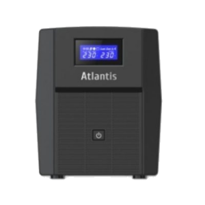 UPS ATLANTIS A03-HP1503 1200VA/720W SINEWAVE LINE INTERACT.CON ADV.AVR BOOST E CUCK-DOPPIA BATT.12V-7AH-DISP.LCD,INTERF.USB-HID